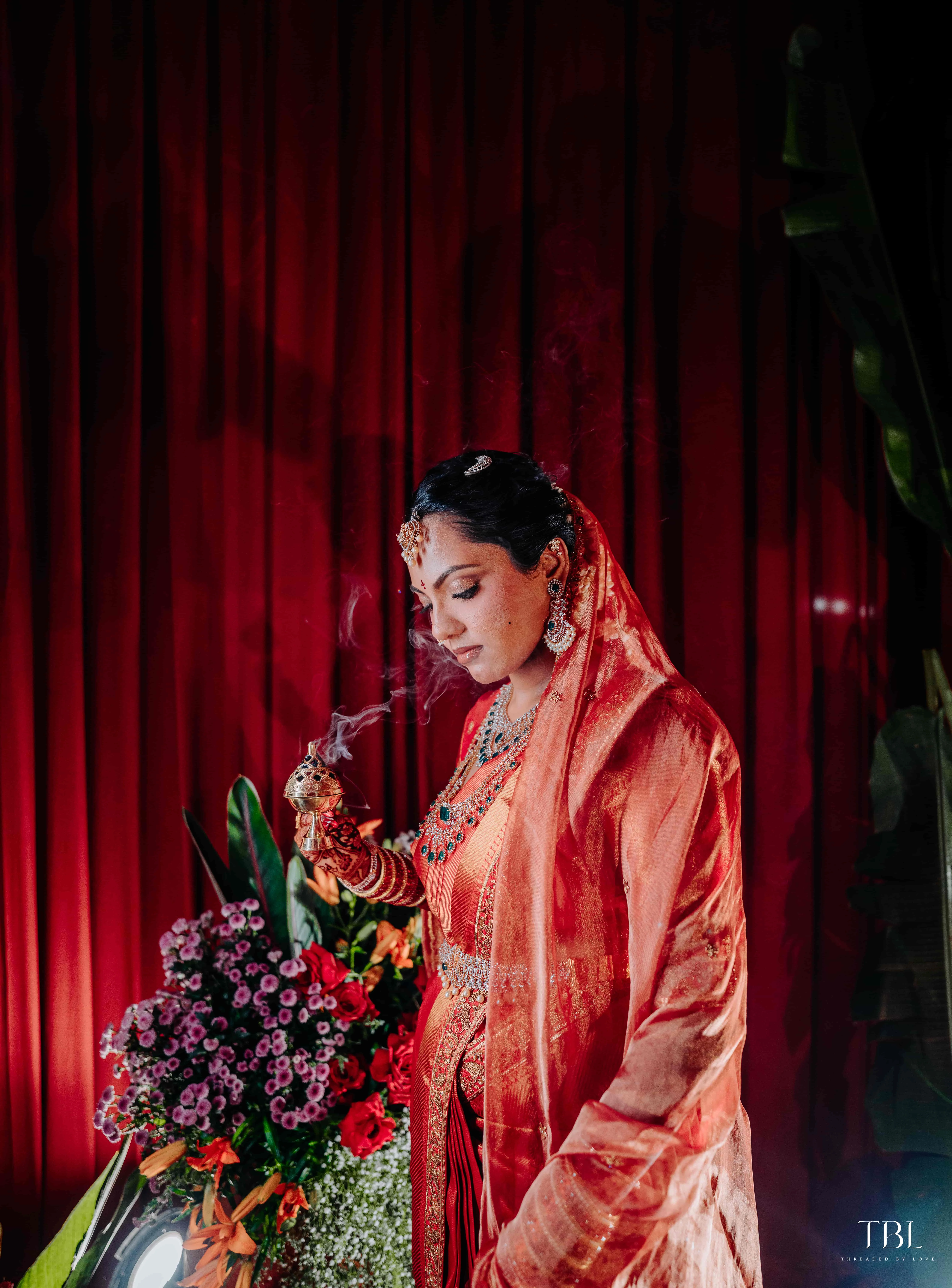 Romantic close-up portrait capture of Anusha and Satya's beautiful first kiss celebration moment